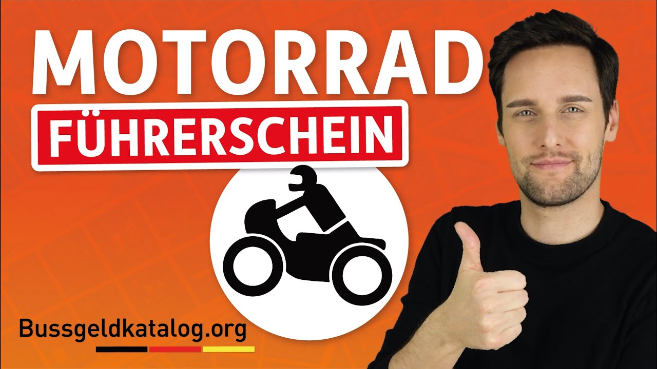 Der Motorradf&uuml;hrerschein 🏍️🛵 F&uuml;hrerscheinklassen & Zulassungsvoraussetzungen