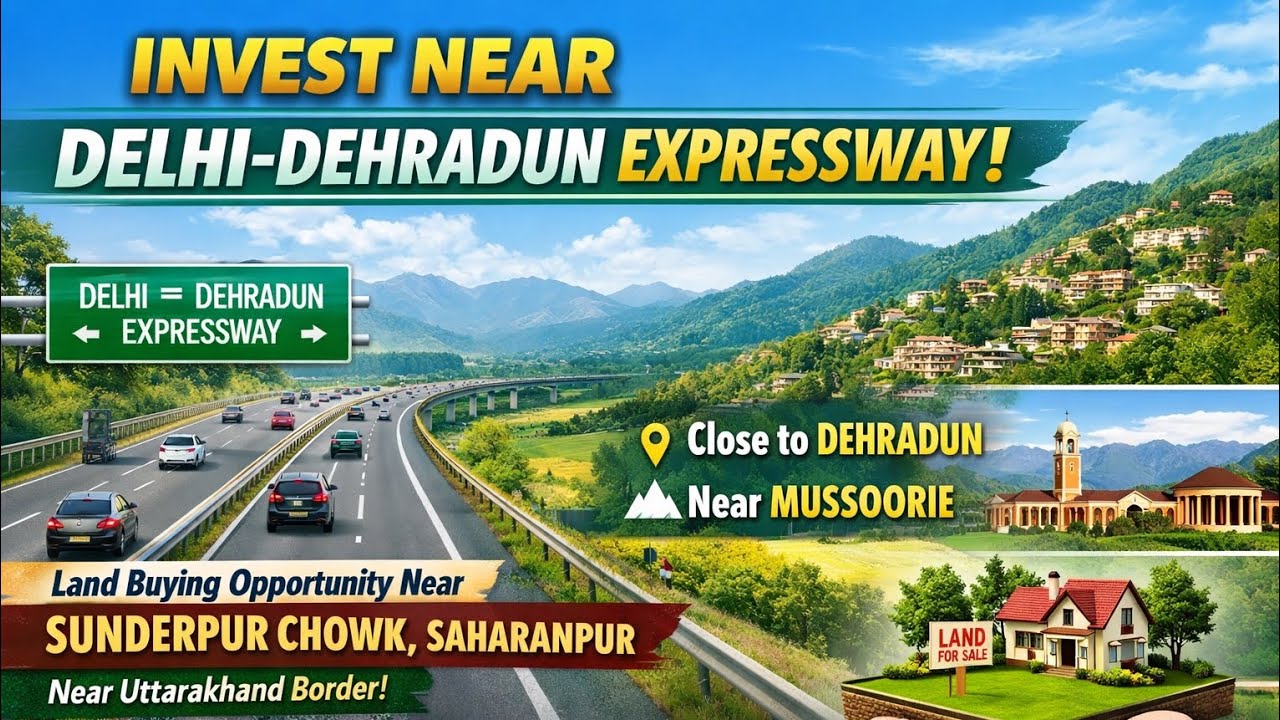 Investment Option's near Dehradun Border in Uttarpradesh, No limits of buying Lands, Let's Explore!