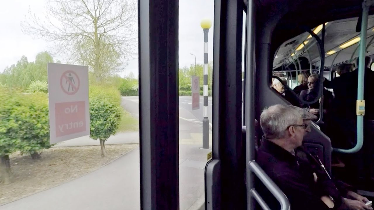 York Bendy Bus Park and Ride - Ride on the bus May 2017