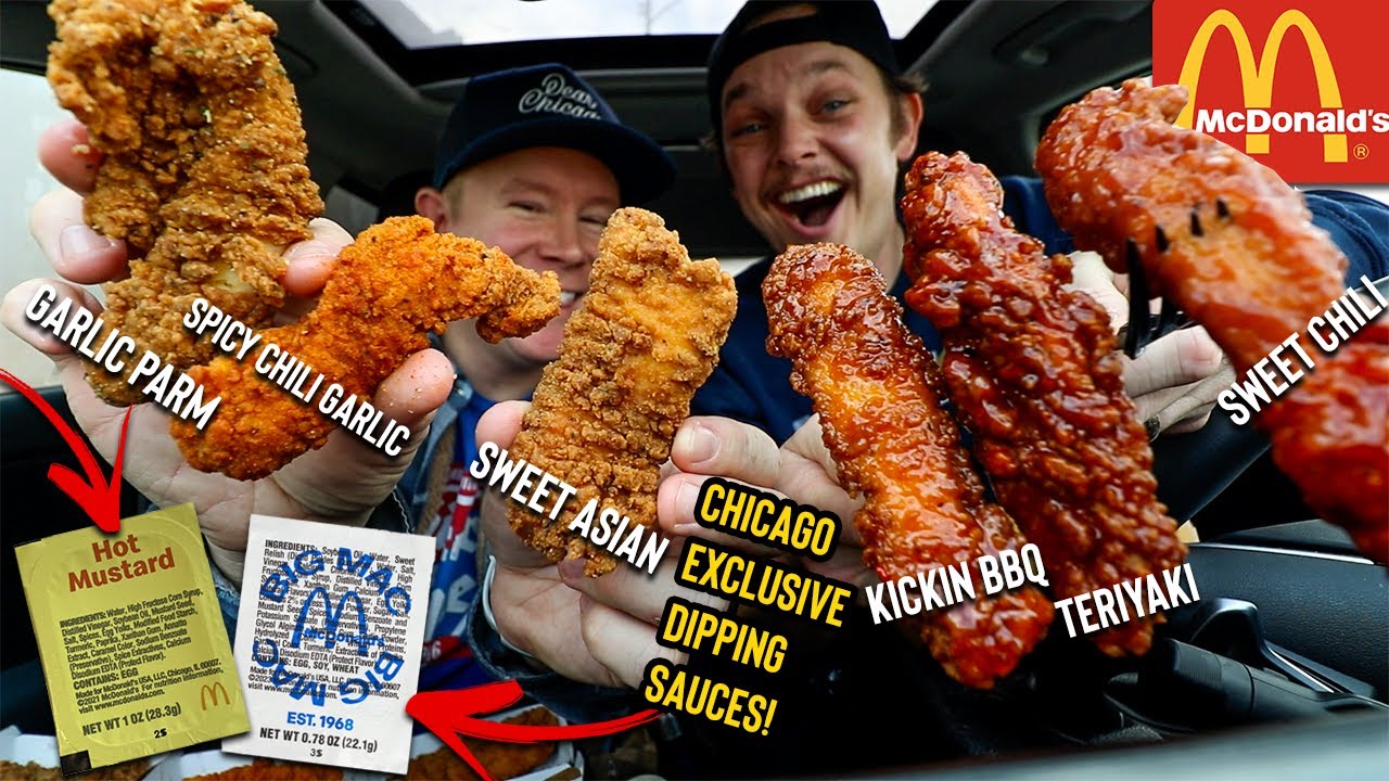 TEST MARKET: Trying ALL 6 of McDonald's Chicken Tender Sauces and Rubs | CHICAGO EXCLUSIVE ITEM