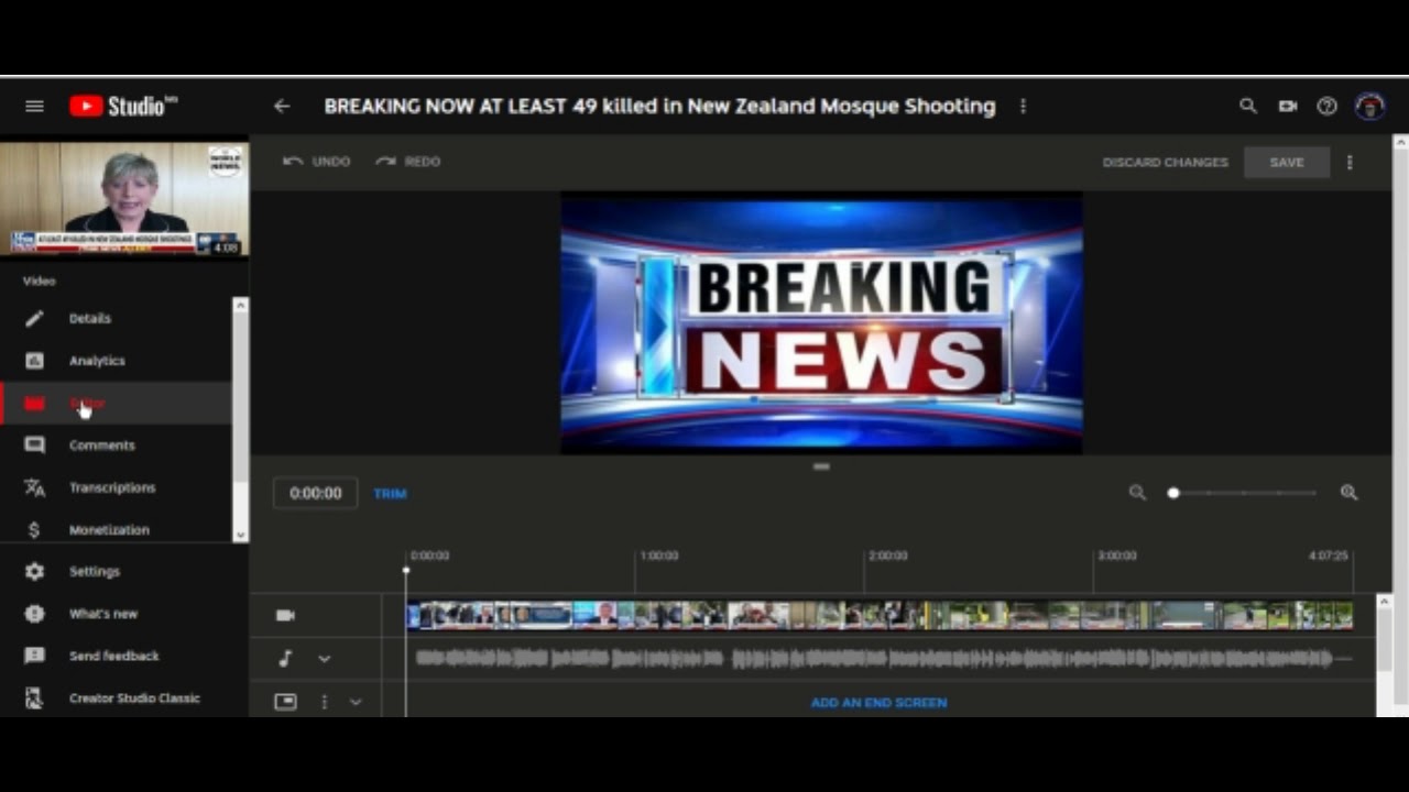 Remove the 🔴 Copyright part of your video with YouTube Studio Beta Video Editor.