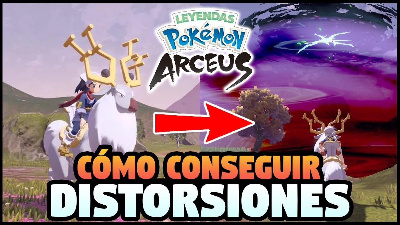 TODO SOBRE las DISTORSIONES ESPACIO TEMPORALES en LEYENDAS POKÉMON ARCEUS