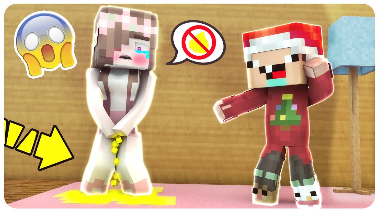 😱 MI NOVIA SE HIZO PIPI EN MINECRAFT!!! 😳