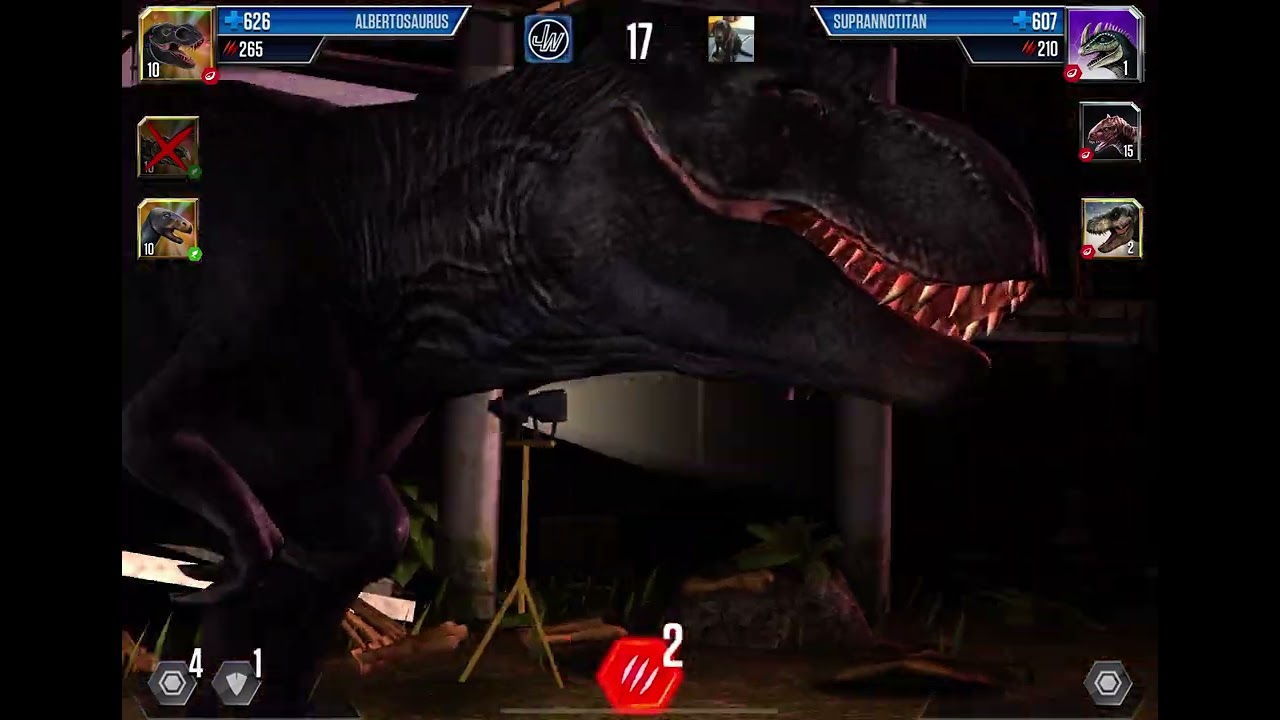 Playing Jurassic world the game 