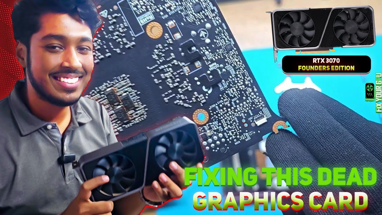 How We Fixed an NVIDIA RTX 3070 Founders Edition! GPU Repair & Restoration | TechMonster