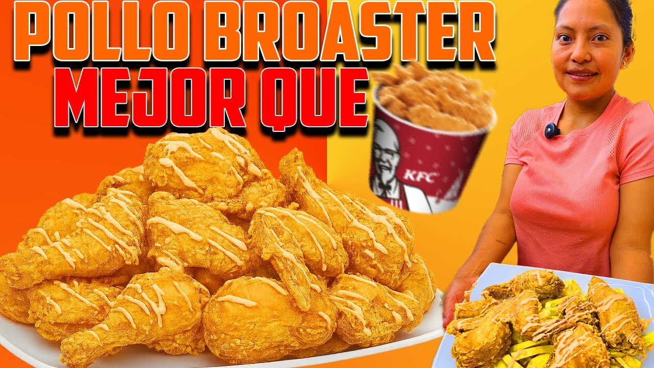 Así se prepara el Pollo Broaster CRUJIENTE con máquinas AMERICANAS 🍗