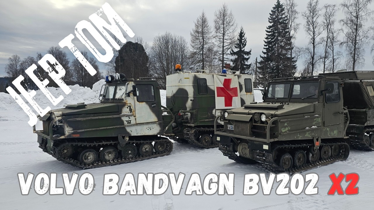 JEEP TOM - Volvo BM Bandvagn BV202 x2!