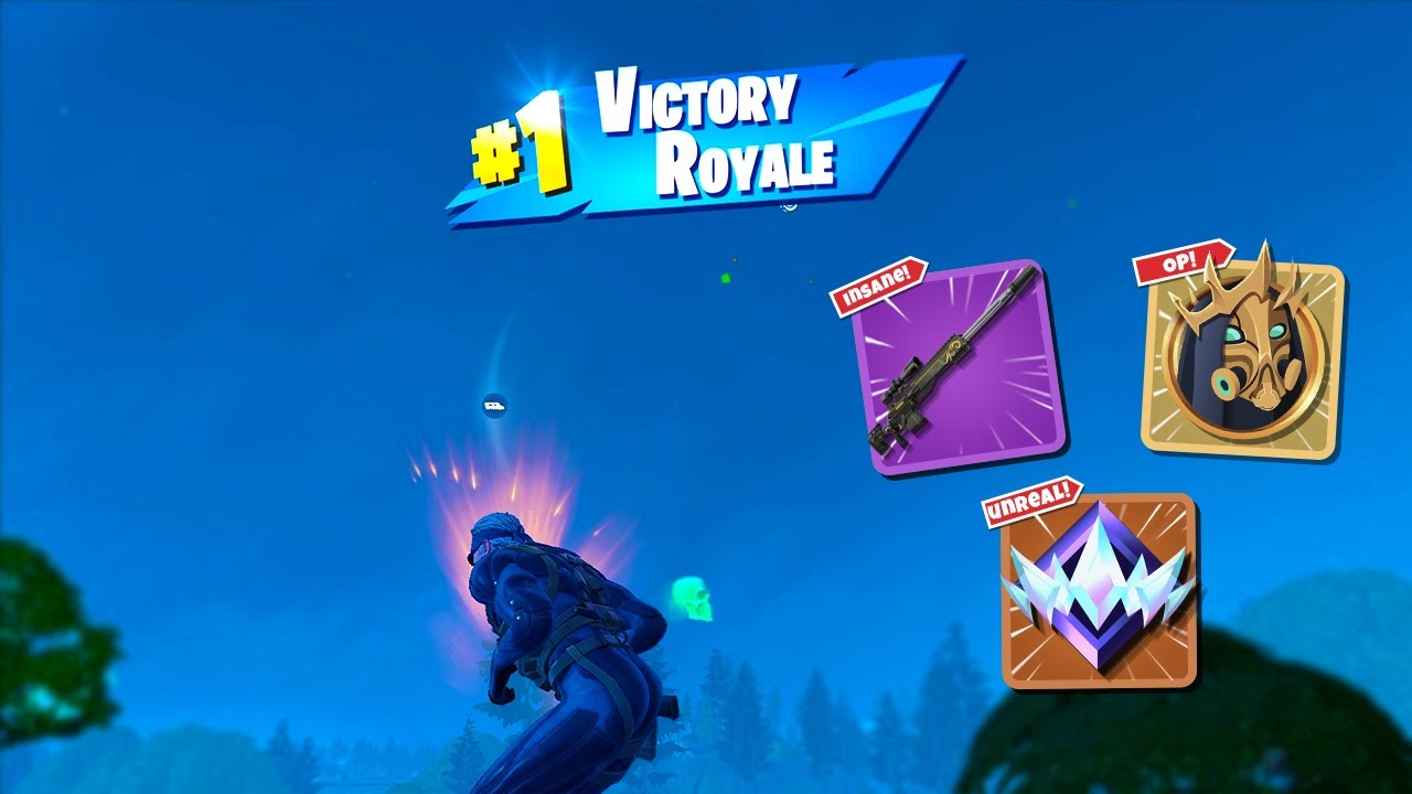 High Elimination Unreal Ranked Solo Win Gameplay (Fortnite Chapter 5 Season 2 Zero Builds)