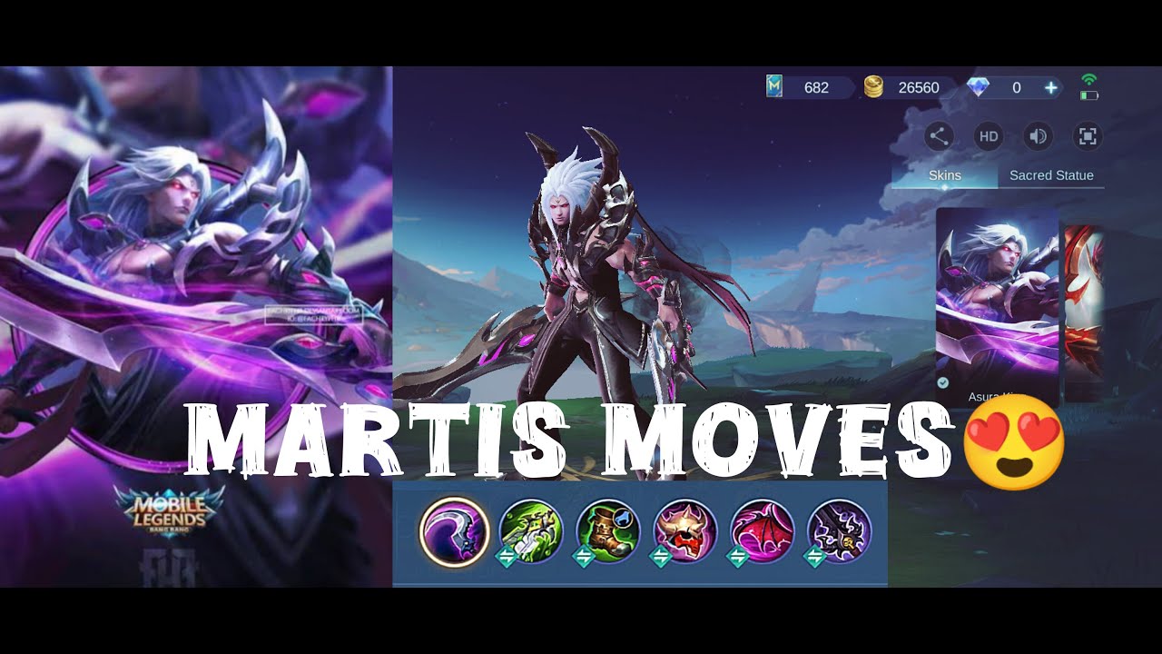Martis😍 Movement | Moba legend Gameplay | Rankpush in Mobalegend | Setup of martis #mobilelegends