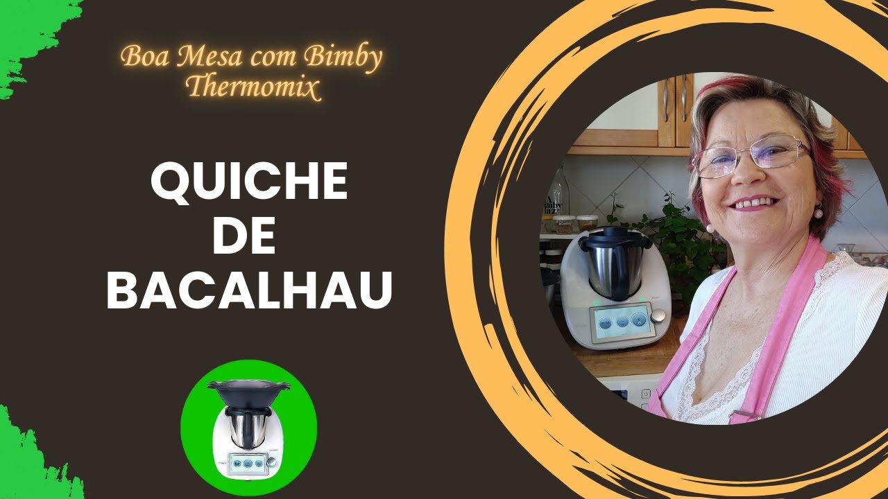 Quiche de bacalhau feita na Bimby / Thermomix