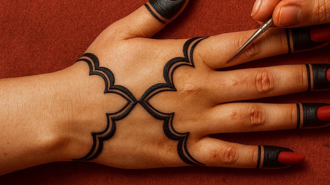 Asthetic And Simple Mehndi Design|| Lastest And Viral Mehndi Design|| Mehndi Design For Back Hand