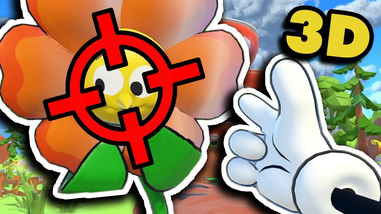 Je joue &agrave; CUPHEAD mais c'est un FPS 3D !!