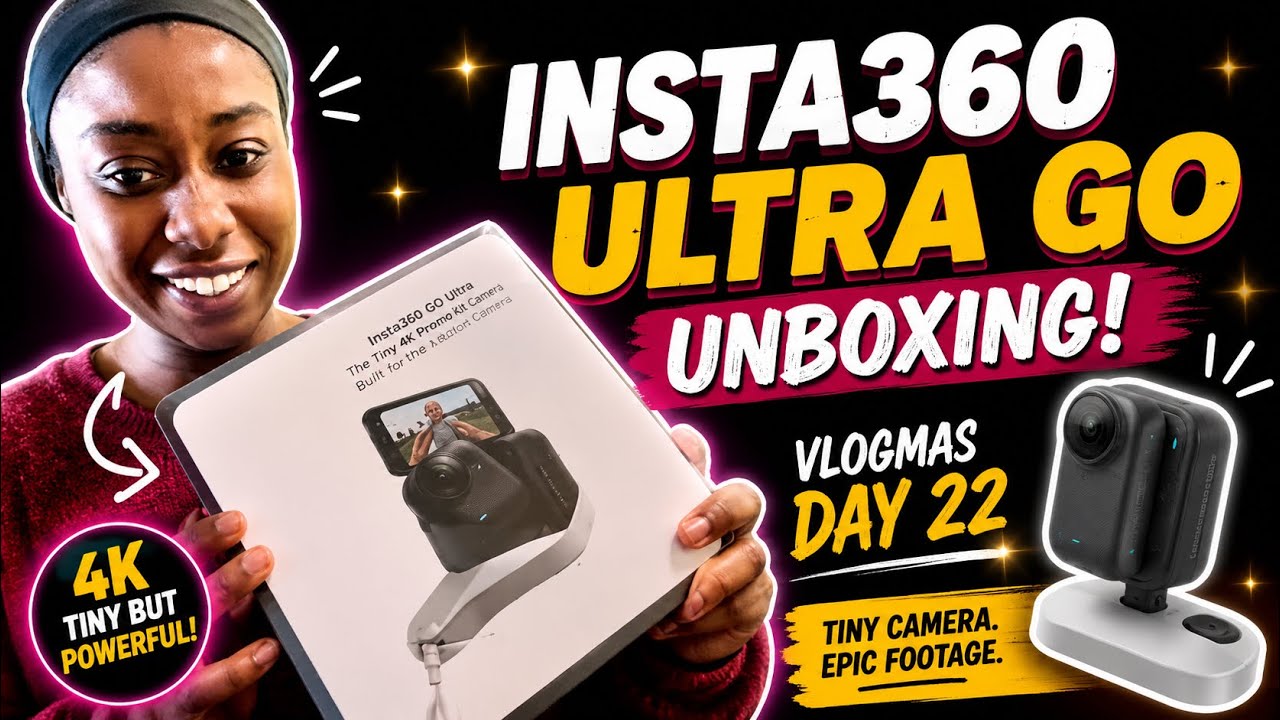 VLOGMAS, день 22: Распаковка Insta 360 Go Ultra