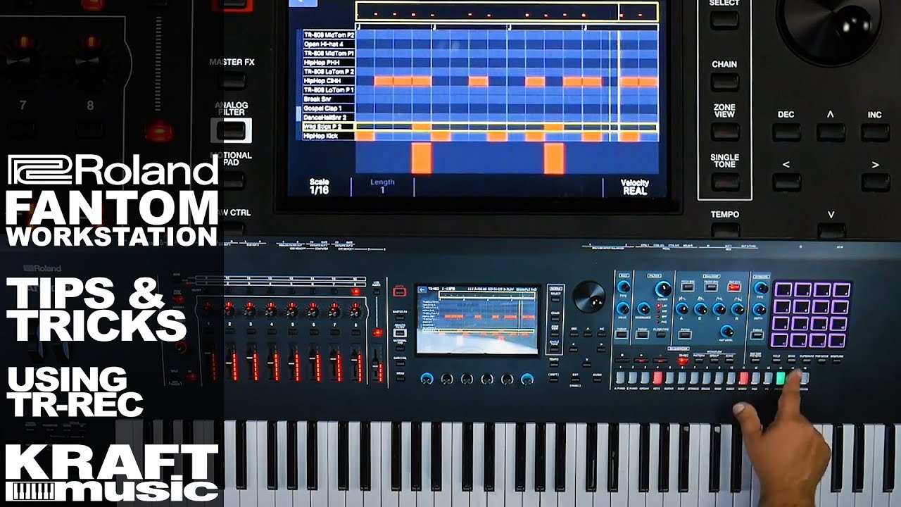 Roland Fantom - Tips and Tricks - Using TR-REC