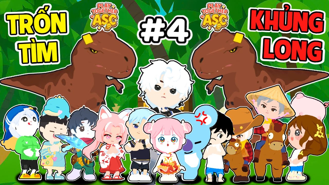 BEDY TRỐN TÌM MAP KHỦNG LONG MỚI CÙNG 11 AI ĐỒ ASC VÀ CÁI KẾT | PLAY TOGETHER