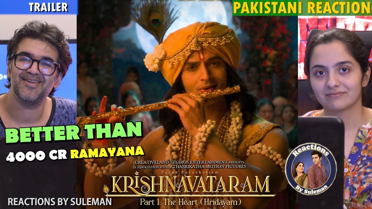 Pakistani Couple Reacts To Krishnavataram Part 1: The Heart (Hridayam) | Trailer 