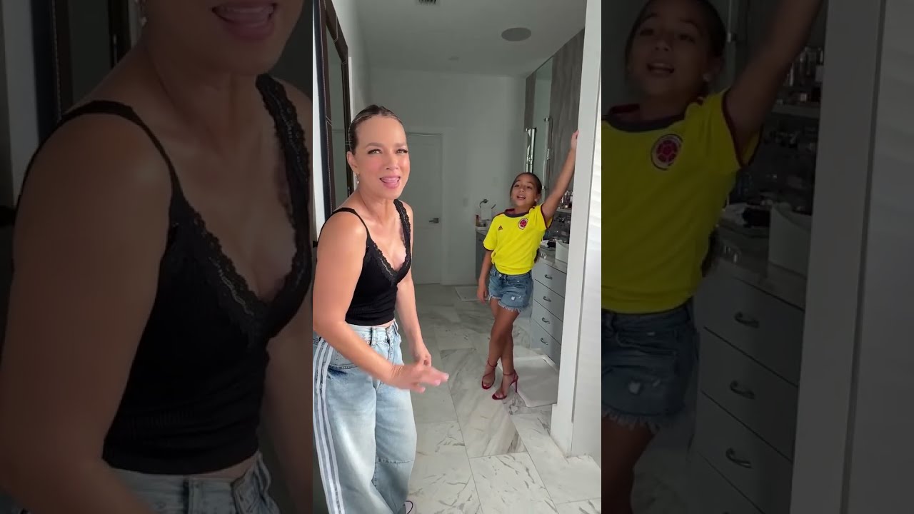 ¡Mi niña ya usa tacones! 👠 ¡Ay, cómo creces! 😱 , Adamari López