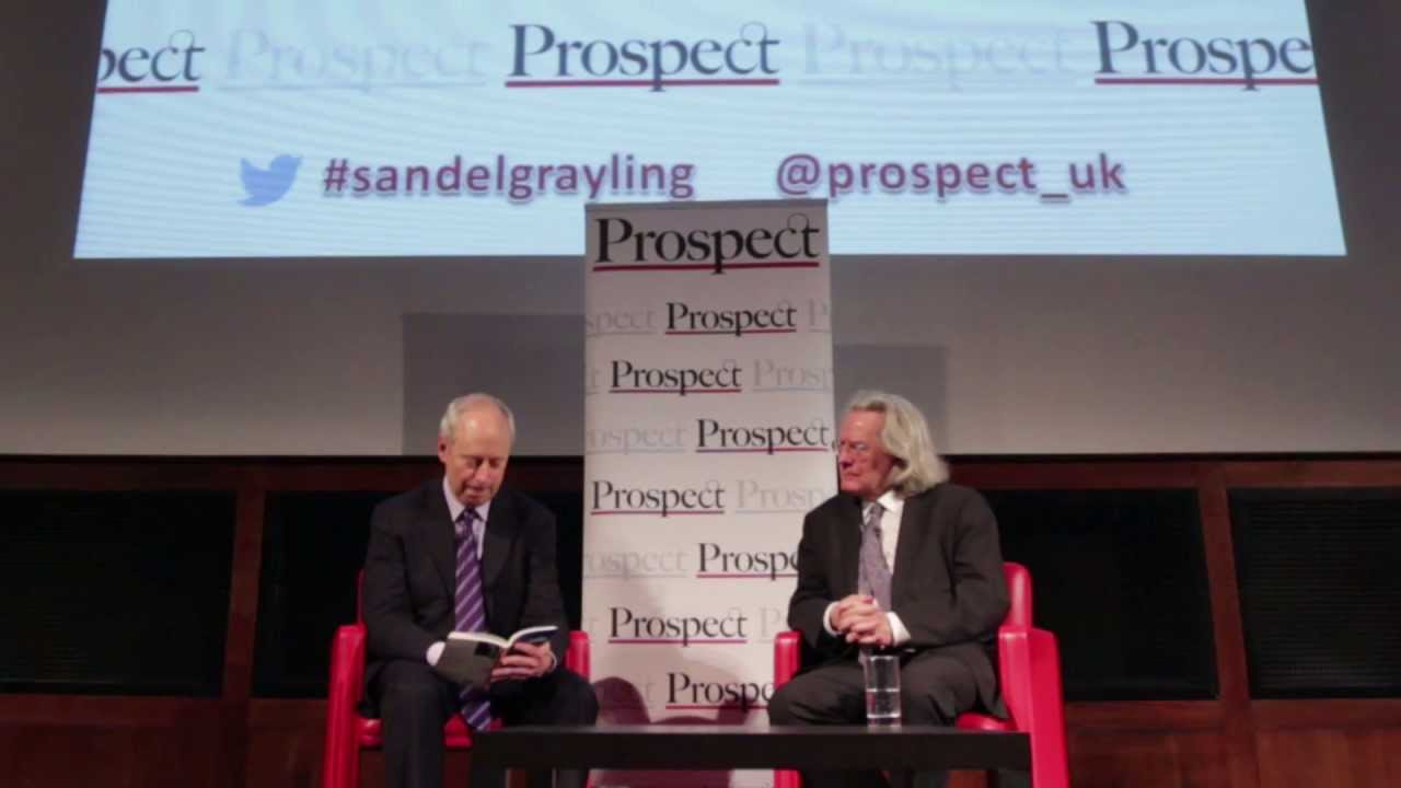 Michael Sandel in conversation with AC Grayling (2/3)