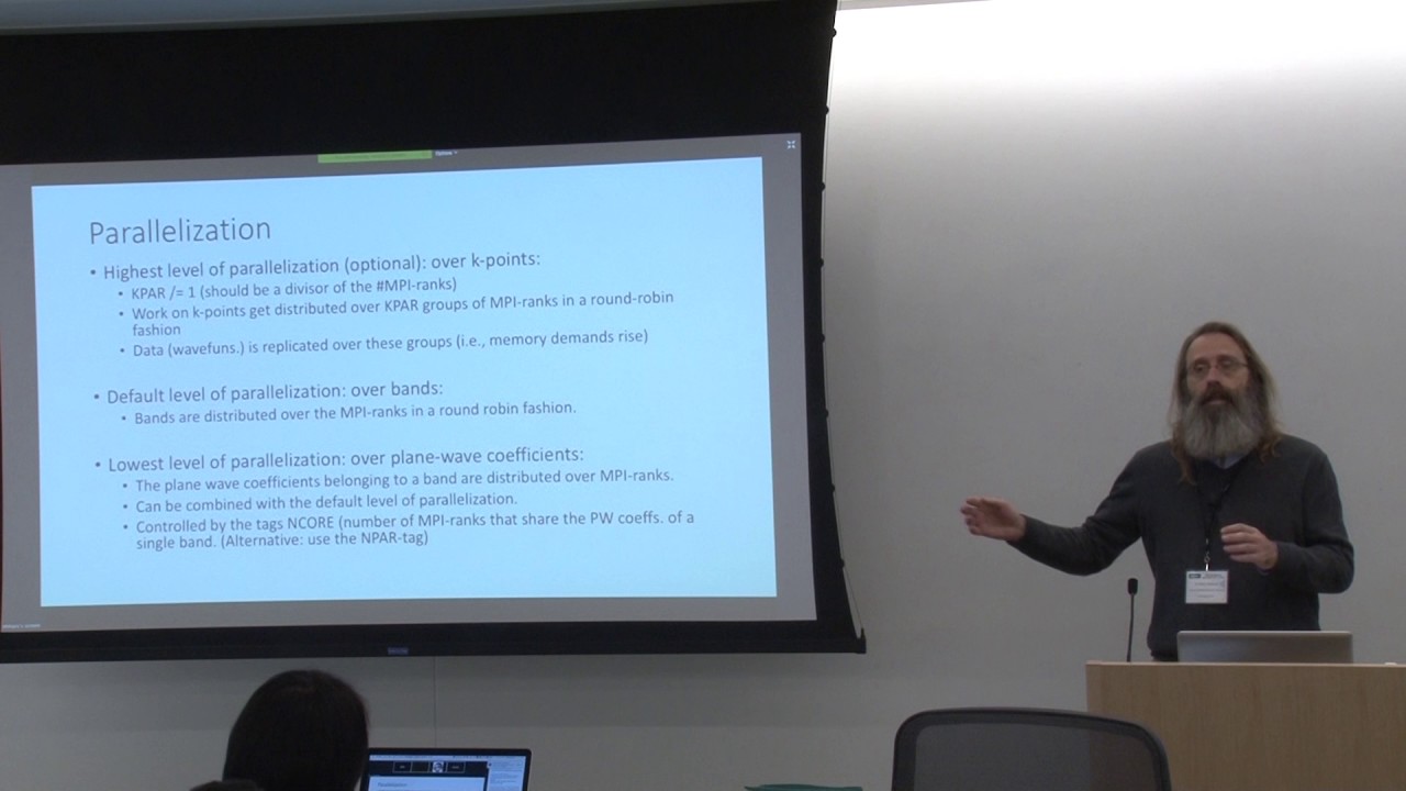 VASP Workshop at NERSC: Parallelization