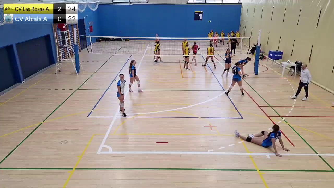 Cadete Femenino, CV Las Rozas A vs CV Alcalá A, 14/12/24 Jornada 9. 1ra div. aut preferente.