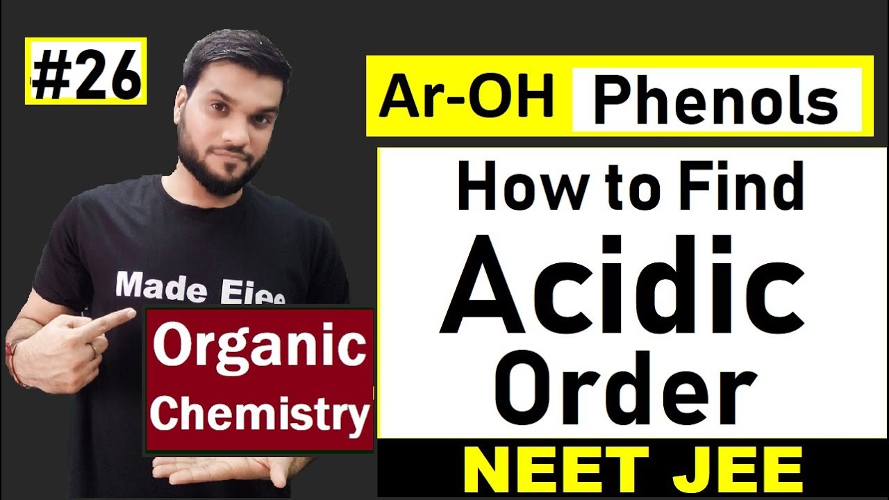 Acidic Nature of Phenol | Explain by Resonance with Q&A | L-26 | NEET JEE AIIMS