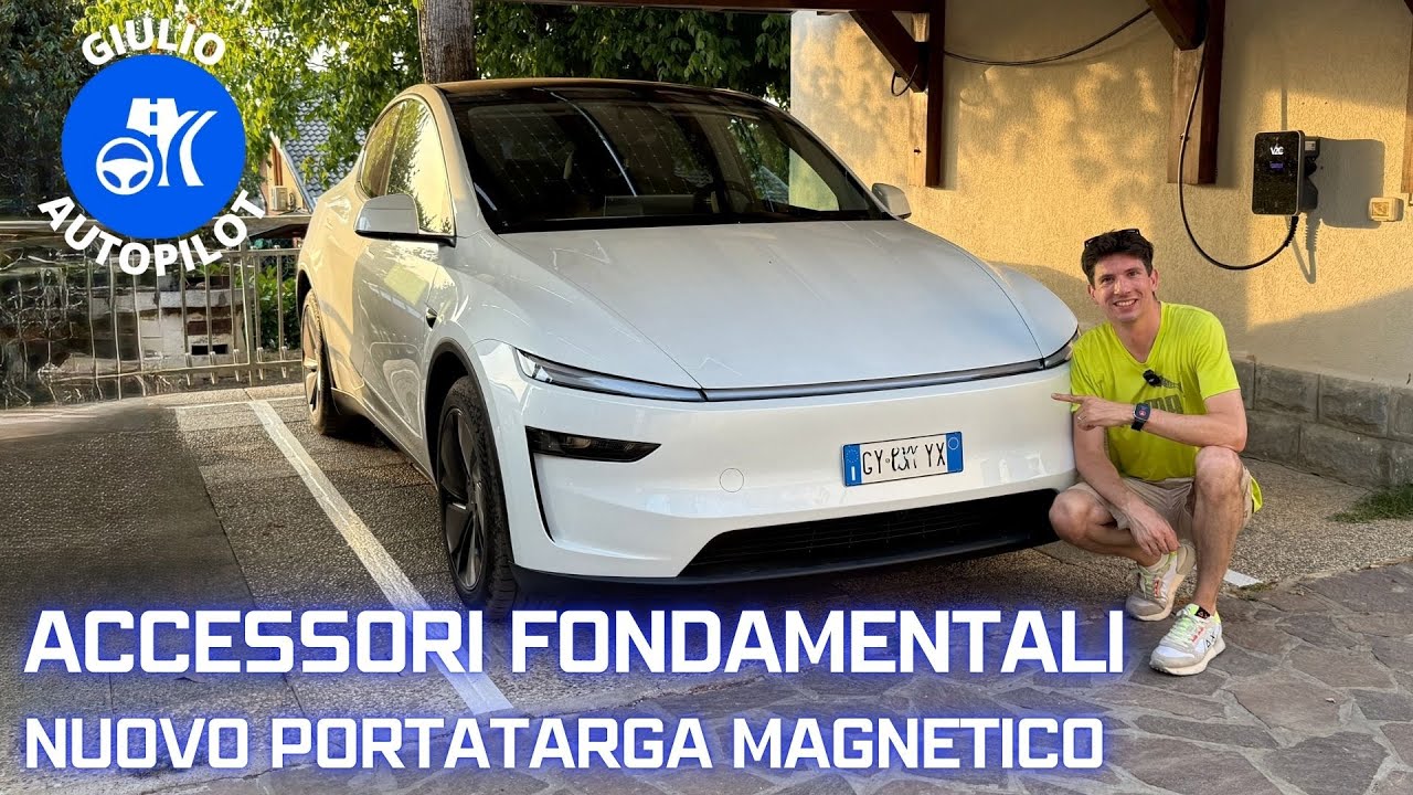 Accessori TESLA Model Y Juniper - Portatarga MAGNETICO