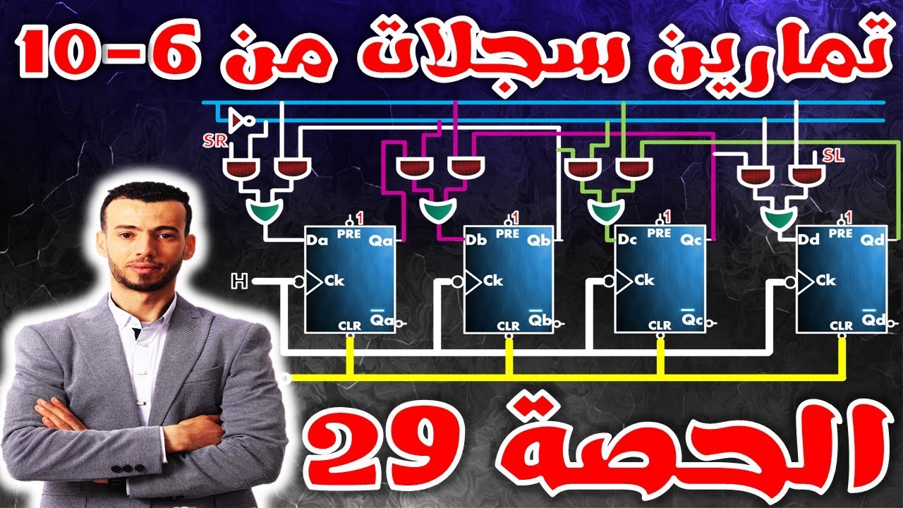 🔵حل 5 تمارين بالتفصيل للسجلات 🔶الجزء الثاني🔶