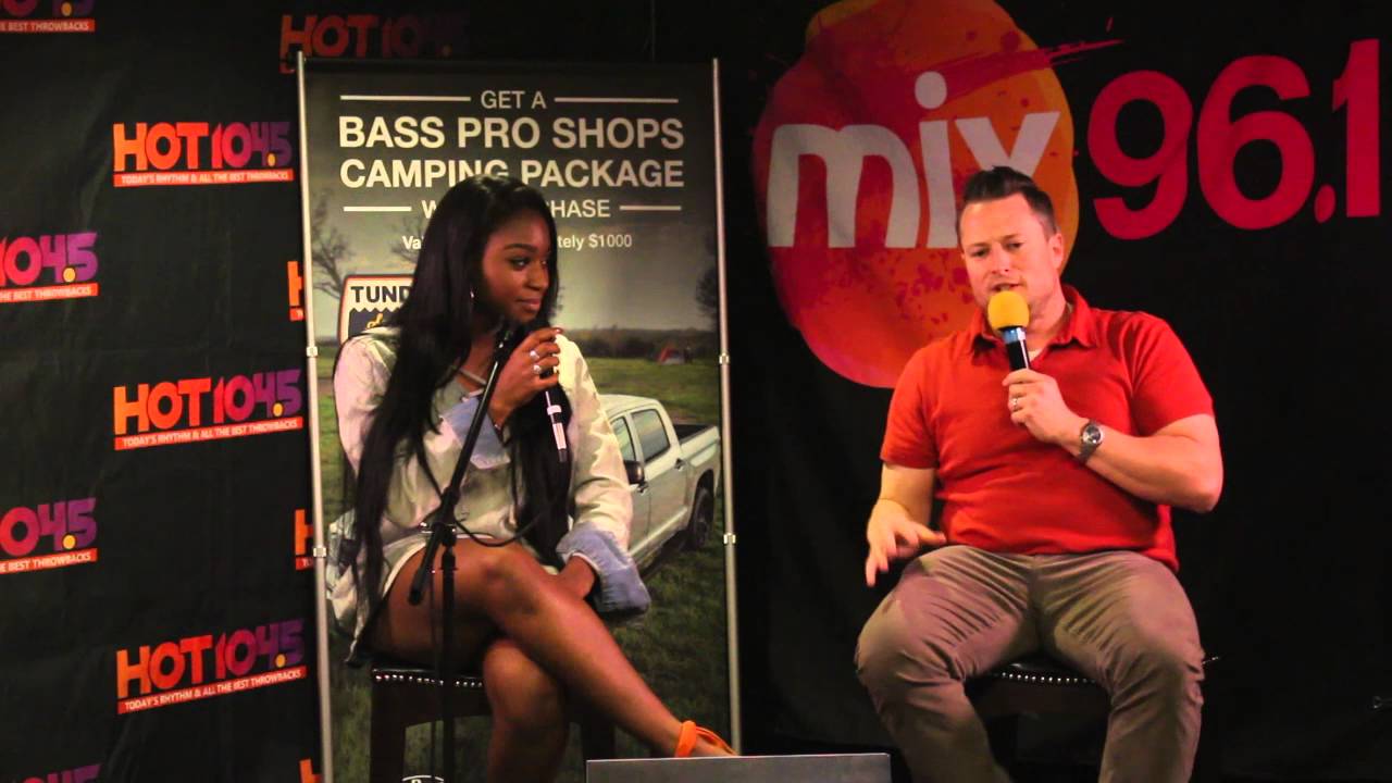 Fifth Harmony's Normani Hamilton at the Toyota Live Music  Lounge