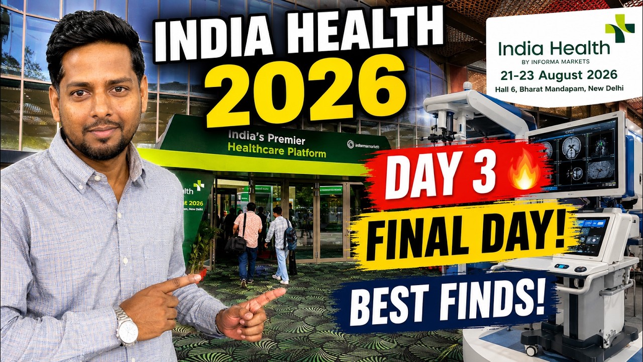 India Health 2026 Day 3 🔥 Final Day | Best Medical Equipment & Healthcare Technology | Delhi Expo