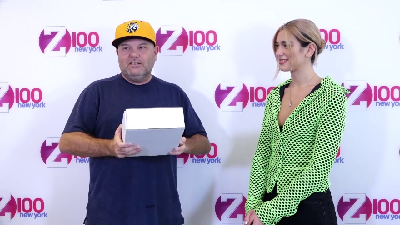 Dua Lipa Receives Award For Most Played Song On Z100