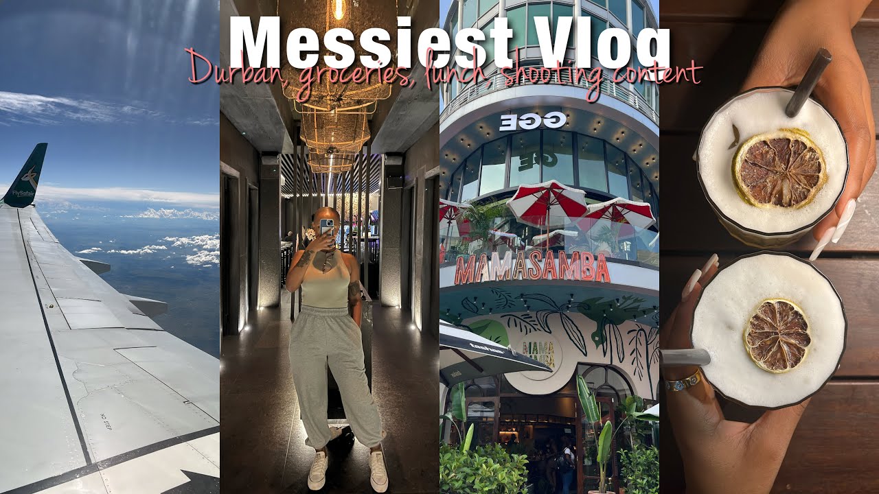 Messiest Vlog Ep18 | being Dora the explorer, dates, flew to Durban, content & more…