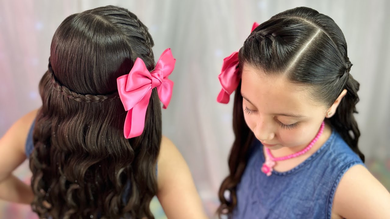 Idea de peinado para niñas 👧🏻 💗🌸
