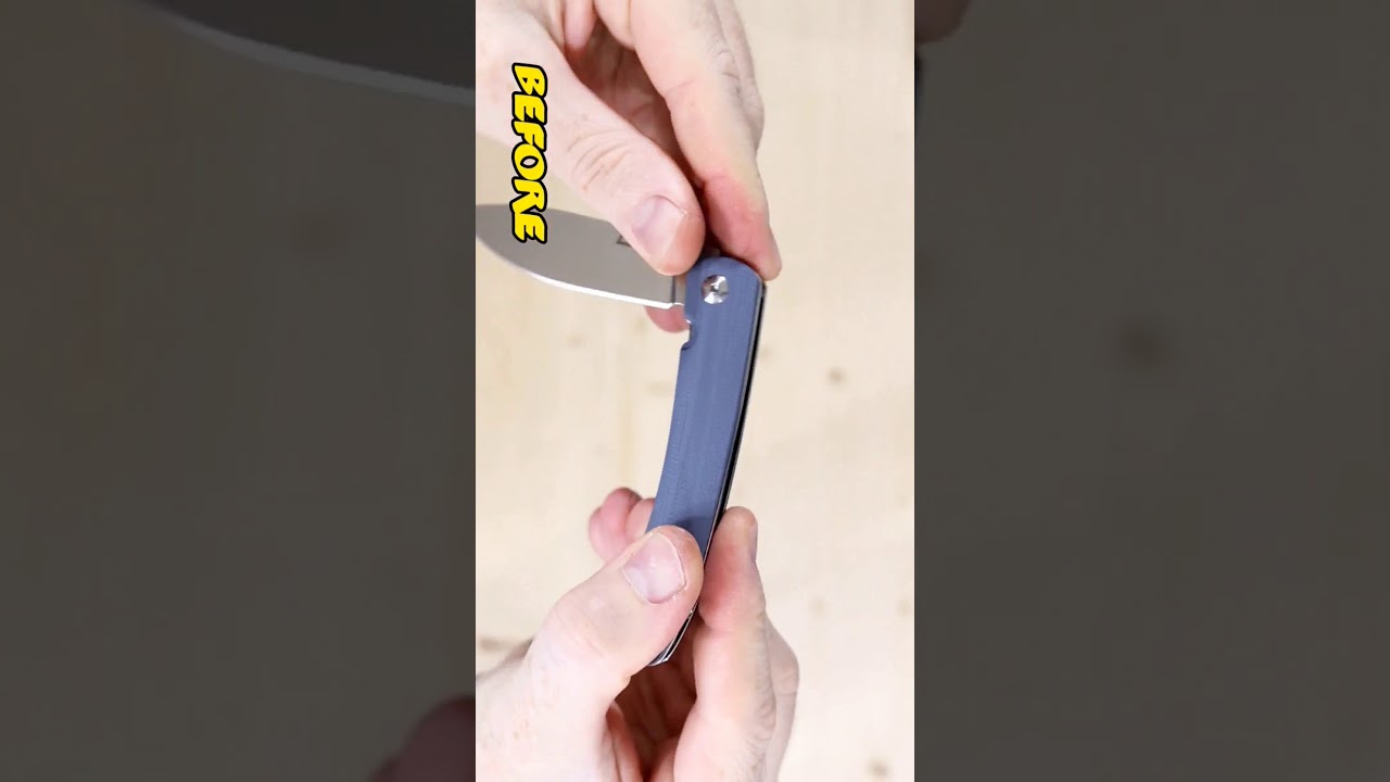 CJRB RIA Pocket Knife W/Custom Brass Scales!(Knathan's Knives) #shorts #cjrb #brass