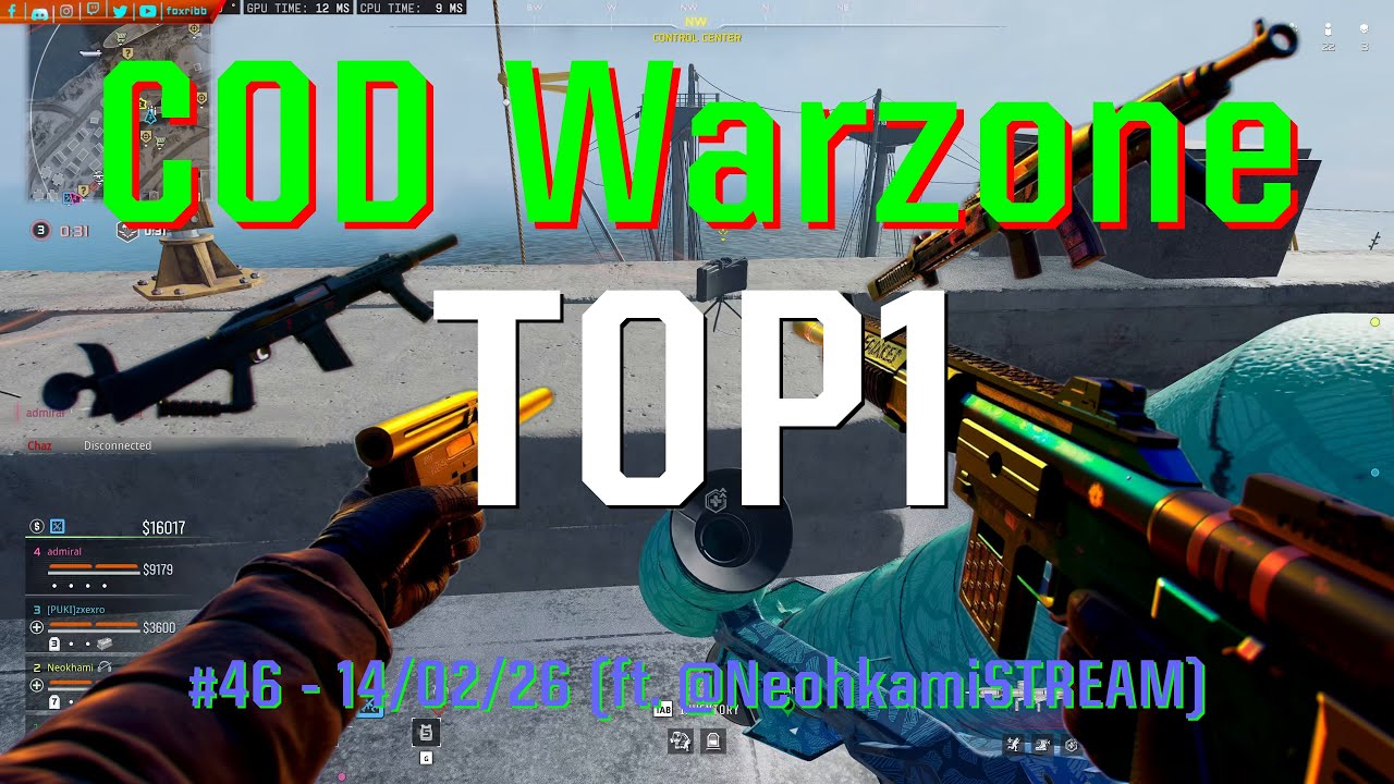 COD Warzone TOP1 - 46 [4K] - Session of 14/02/26 (ft. @NeohkamiSTREAM)