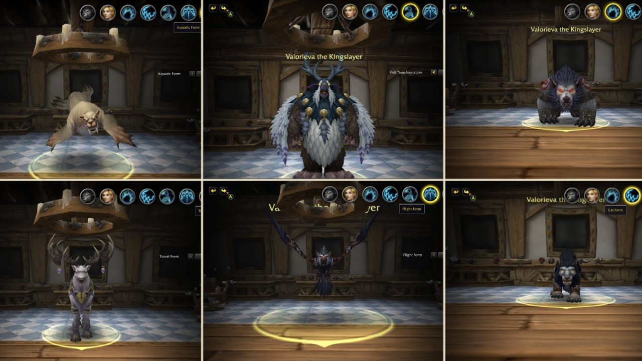 Worgen Druid Forms