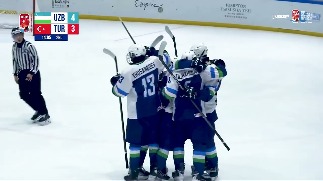 Gollar / Turkiya - O'zbekiston / 5-mart 2026 / IIHF U18 Jahon Chempionati