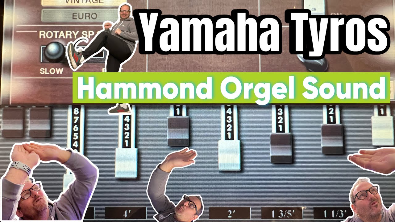 Yamaha Tyros 4 - Hammond Orgel Sound und Leslie mit Fußtaster