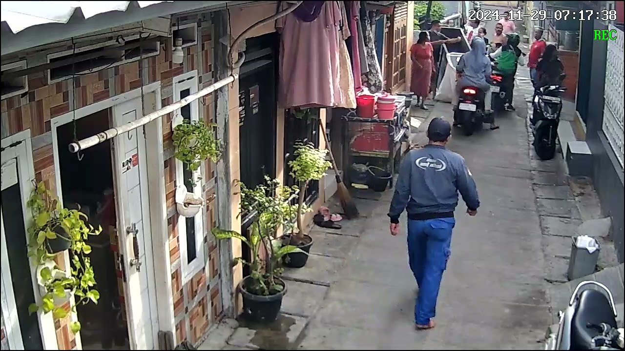 Maling MOTOR di Jam 07.16 di jl.Cibanteng 3 no.11 Rt04/08 RawaBadak Utara Koja utara.