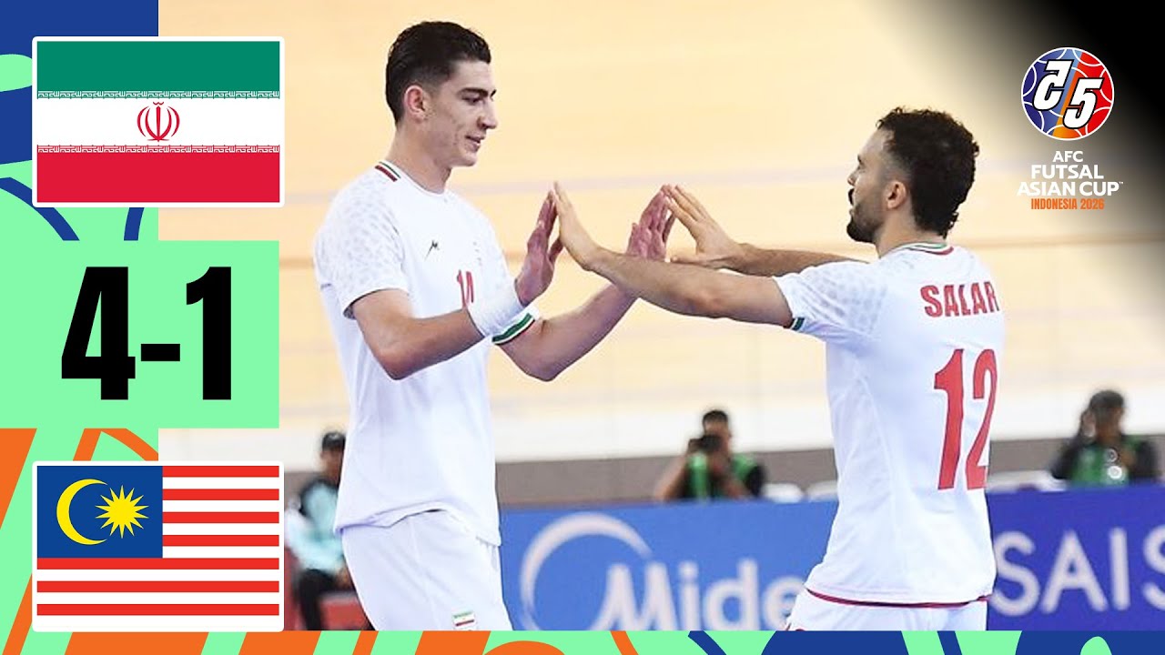 Record champions kick off in style! | IR Iran - Malaysia | Highlights | AFC Futsal Asian Cup™