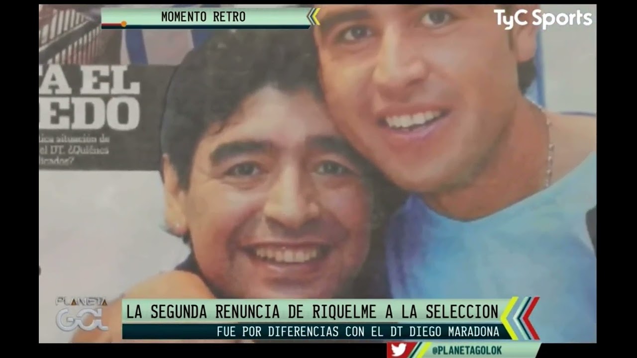 Riquelme vs Maradona: La historia de la pelea