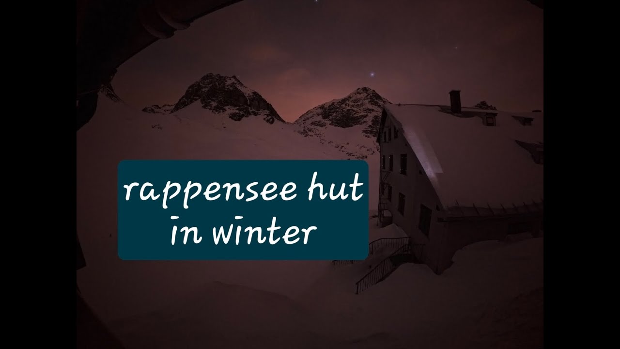 Rappensee hut in winter via ,,esel weg``