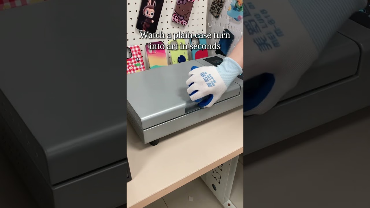 ✨ Imagine + design = your own unique phone case #phone case printer#phone case printing machine