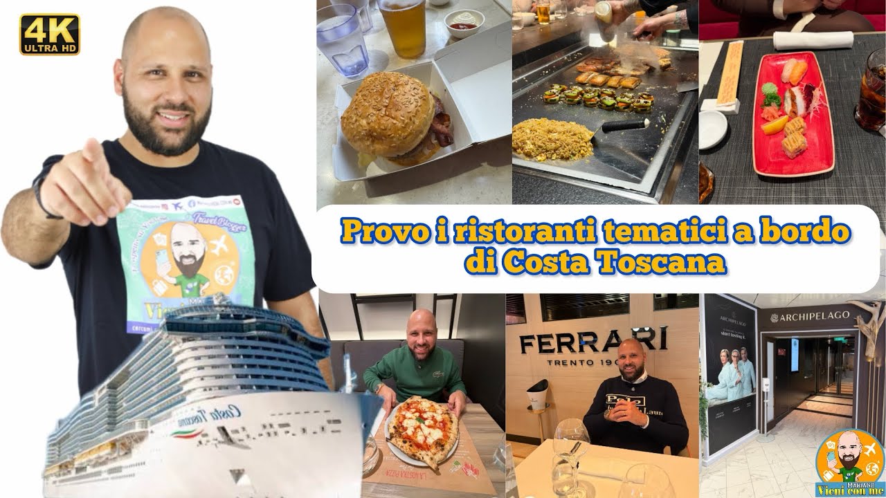 COSTA TOSCANA - Ristoranti a pagamento (Vlog - 4K)