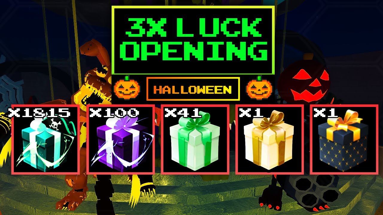MY X3 LUCK OPENING EXPERIENCE... I GOT A LOT OF STUFF!! (Five Nights TD)