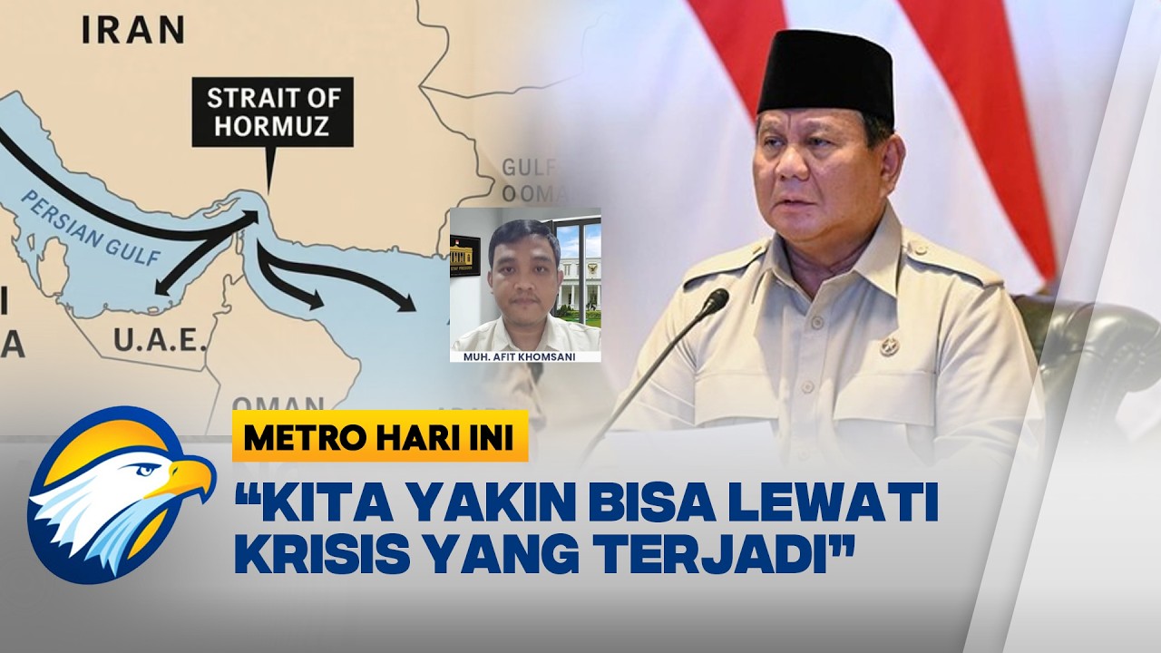 PRESIDEN PRABOWO MINTA MASYARAKAT SIAP HADAPI DAMPAK PERANG | Metro Hari ini