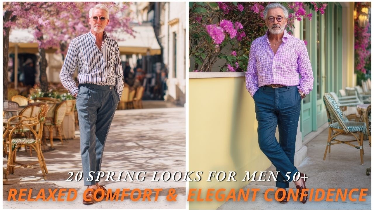Relaxed but Refined: 20 Spring Outfits for Older Men - men's fashion
