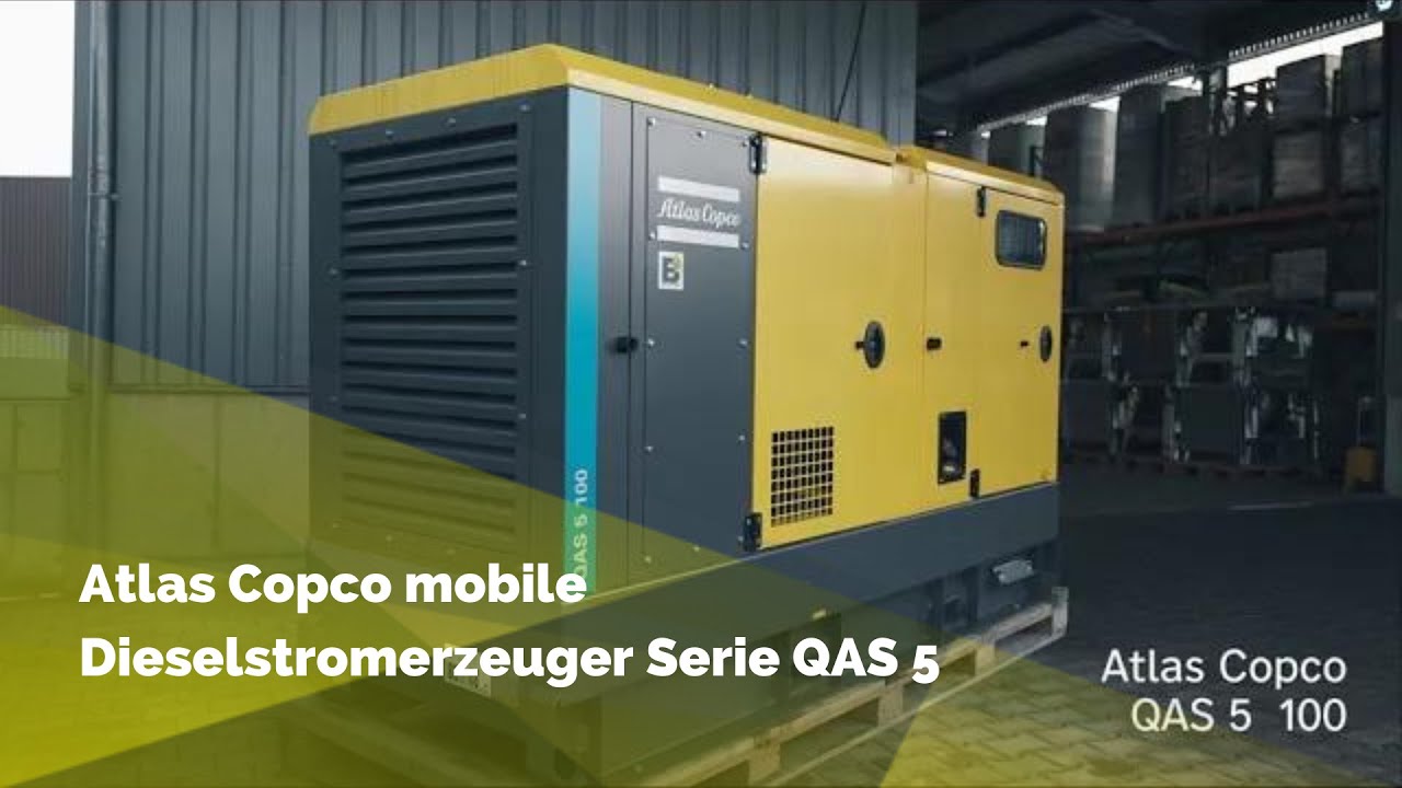 Atlas Copco mobile Dieselstromerzeuger Serie QAS 5