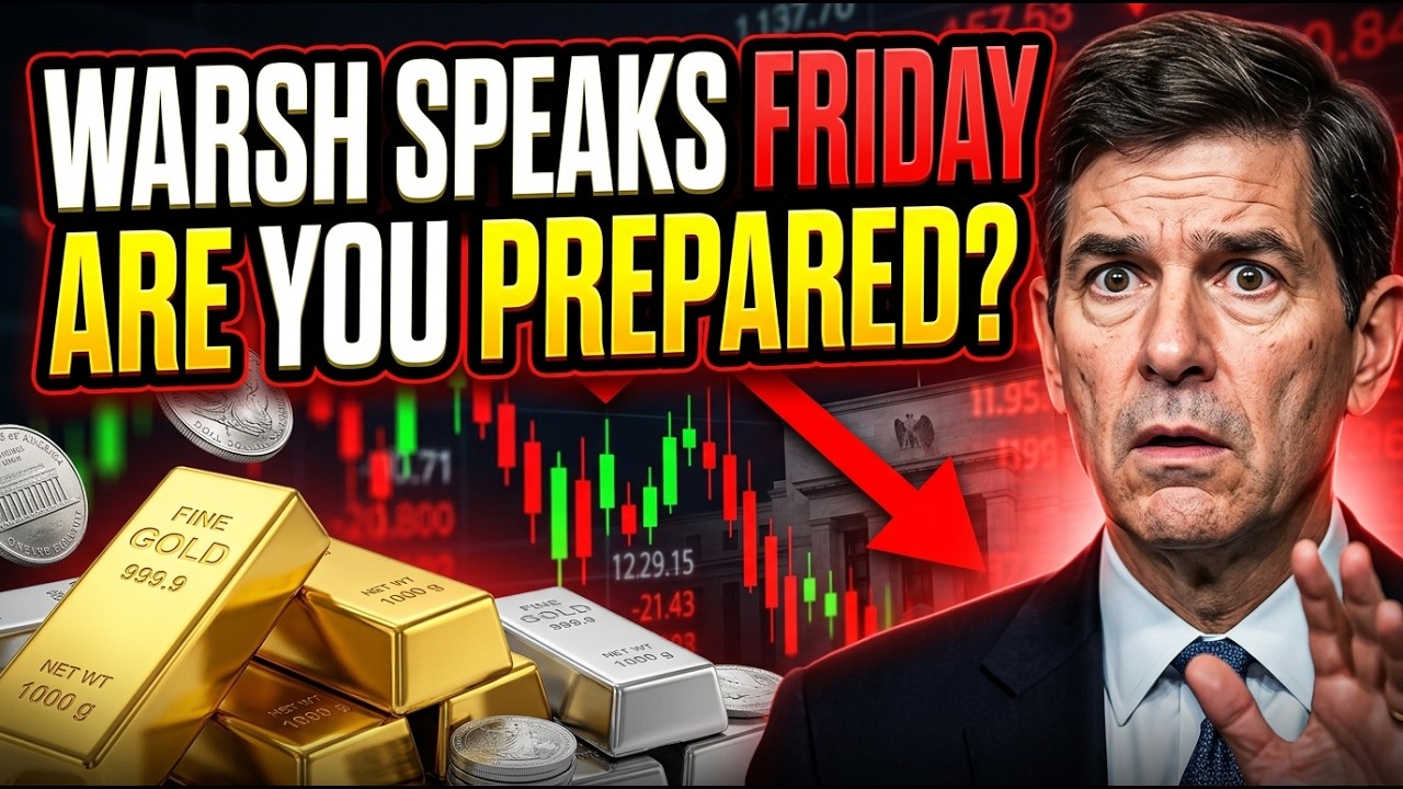 Gold and Silver Alert: Kevin Warsh's Friday Speech Nobody are talking about