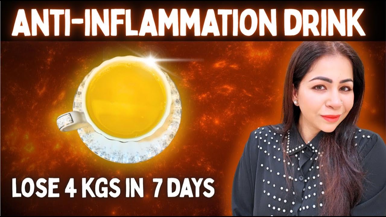 4KG Down In 7 Days 😱 Fat Burning Anti-Inflammation Drink