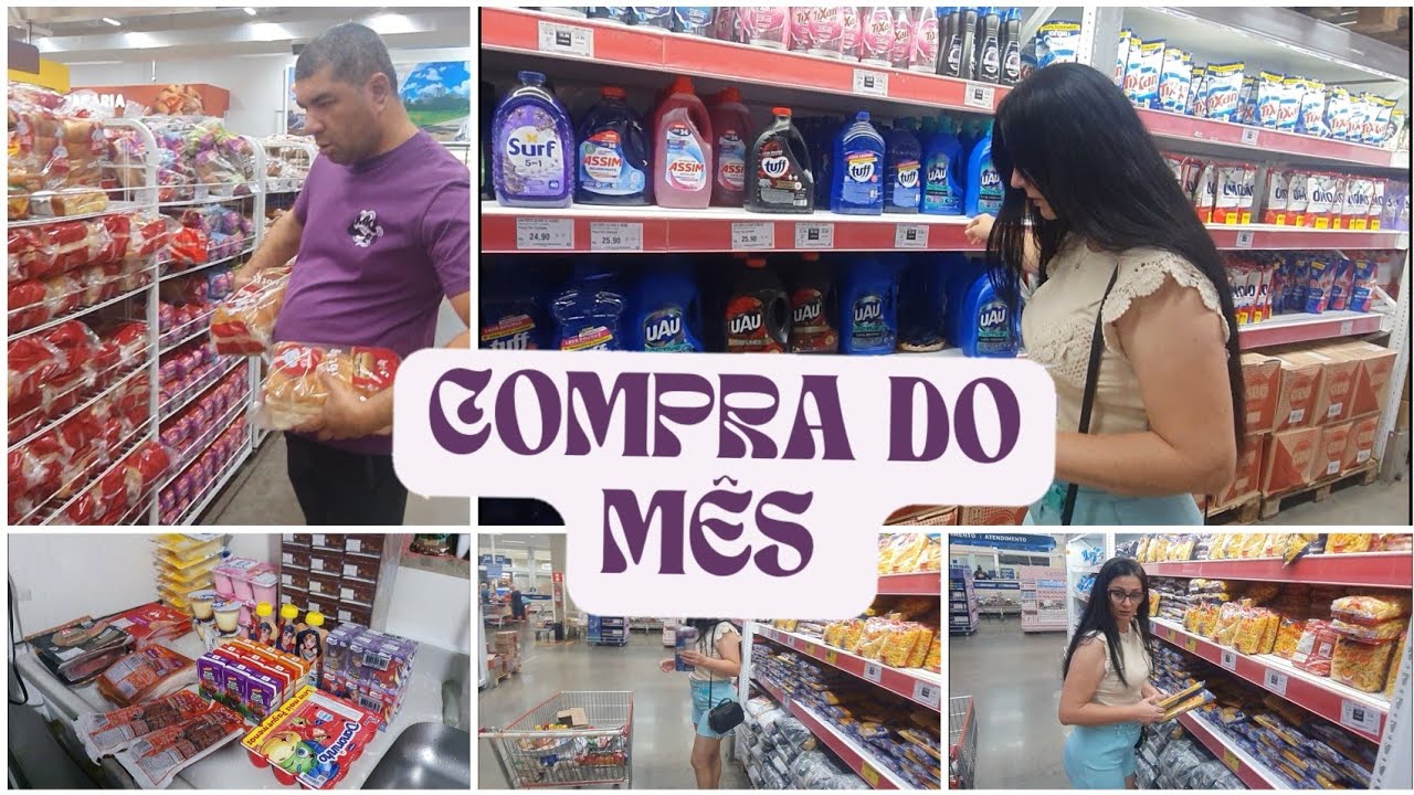 COMPRA DO MÊS NO ASSAÍ ATACADISTA/TATICO  #assaiatacadista  #tatico 